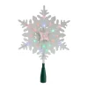 Kurt Adler Stars-15" Lighted Three Dimensional Star Christmas Tree Topper - Multi Colored Lights