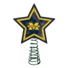 The Memory Company Stars-10" Lighted Yellow And Blue Star Ncaa Michigan Wolverines Christmas Tree Topper