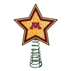 The Memory Company Stars-10" Lighted Yellow And Red Star Ncaa Minnesota Golden Gophers Christmas Tree Topper