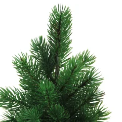 Northlight Unlit-11" Matte Finish Mini Pine Christmas Tree In Dark Coffee Brown Vase - Unlit