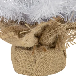 Northlight Unlit-2' Medium Balsam Pine Burlap Base Artificial Christmas Tree - Unlit