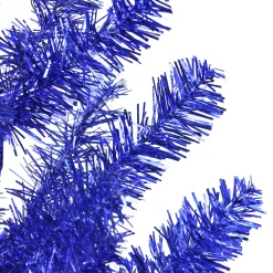 Northlight Unlit-3' Medium Blue Tinsel Twig Pine Artificial Christmas Tree - Unlit