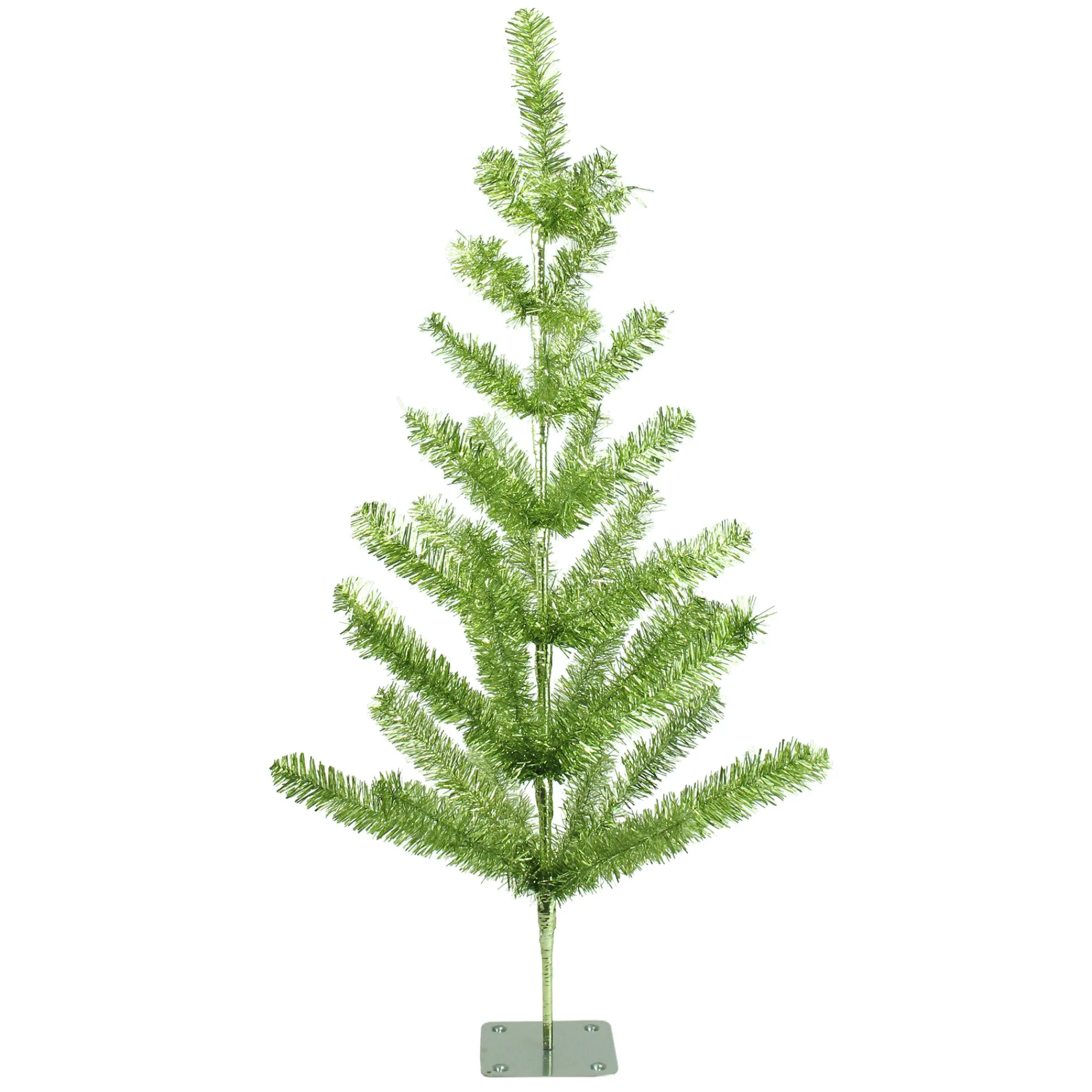 Northlight Unlit-3' Medium Green Tinsel Pine Twig Artificial Christmas Tree - Unlit