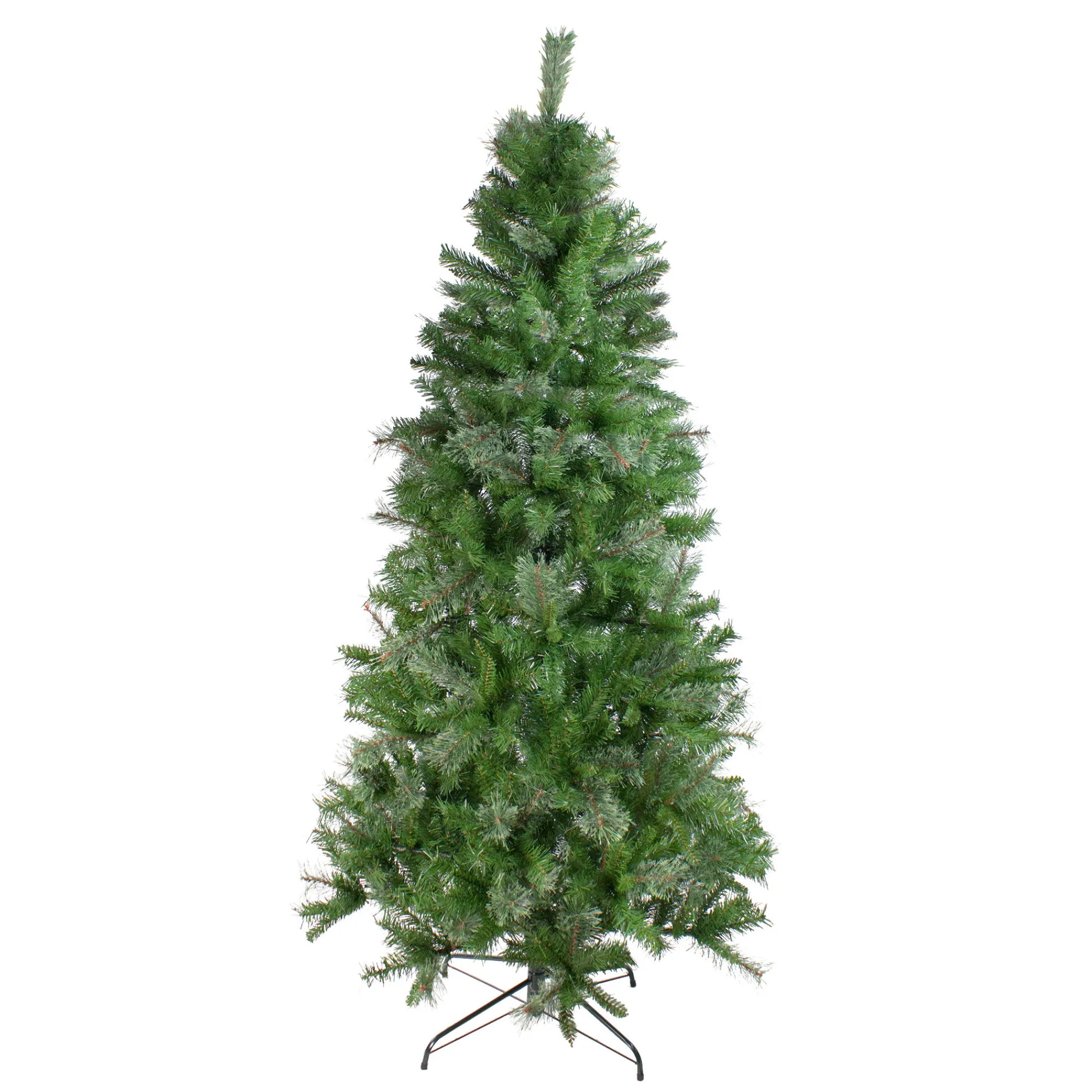 Northlight Unlit-6.5' Medium Mixed Cashmere Pine Artificial Christmas Tree - Unlit