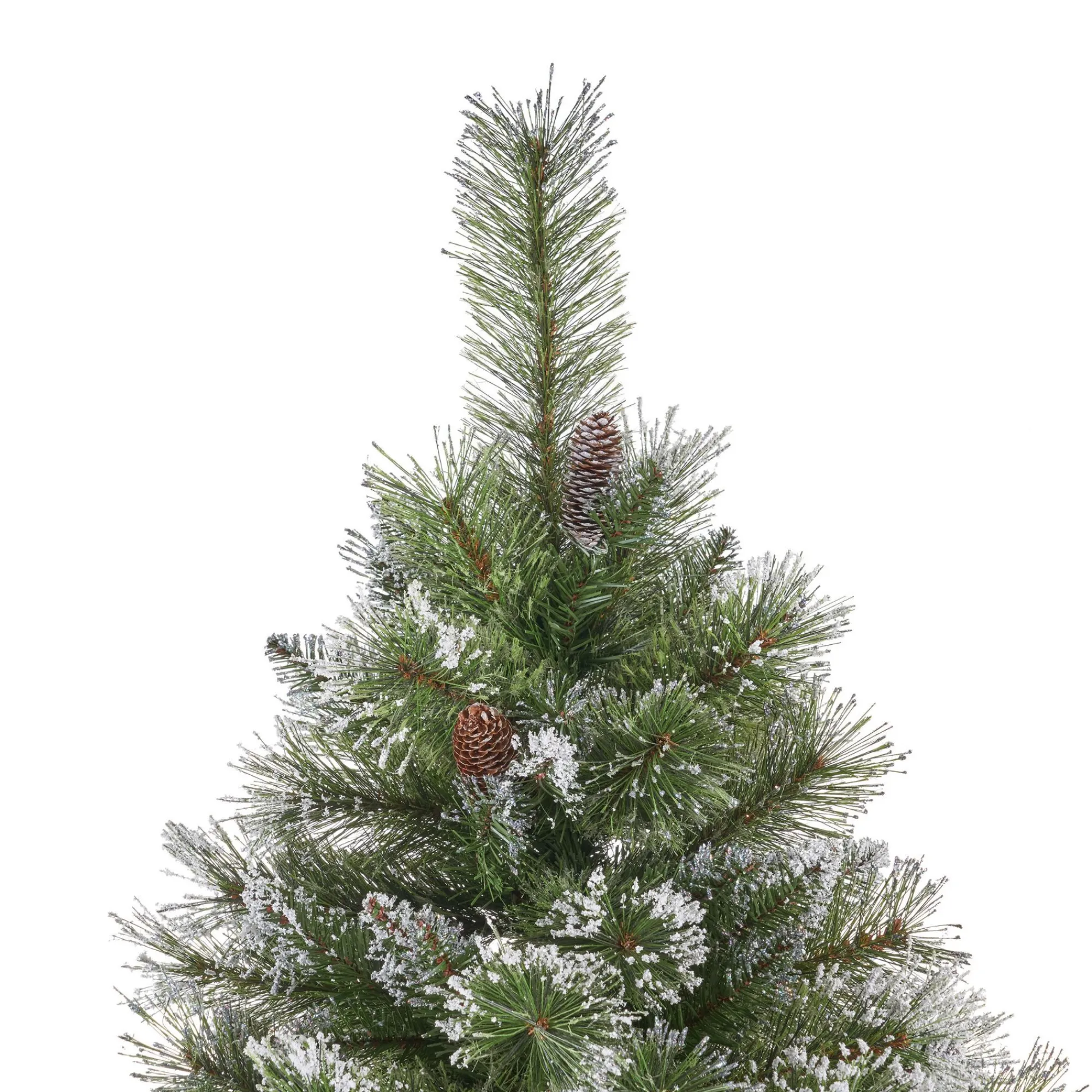 Contemporary Home Living Unlit-7.5' Medium Mixed Spruce Artificial Christmas Tree - Unlit