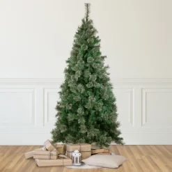 Northlight Unlit-6.5' Medium Oregon Cashmere Pine Artificial Christmas Tree, Unlit