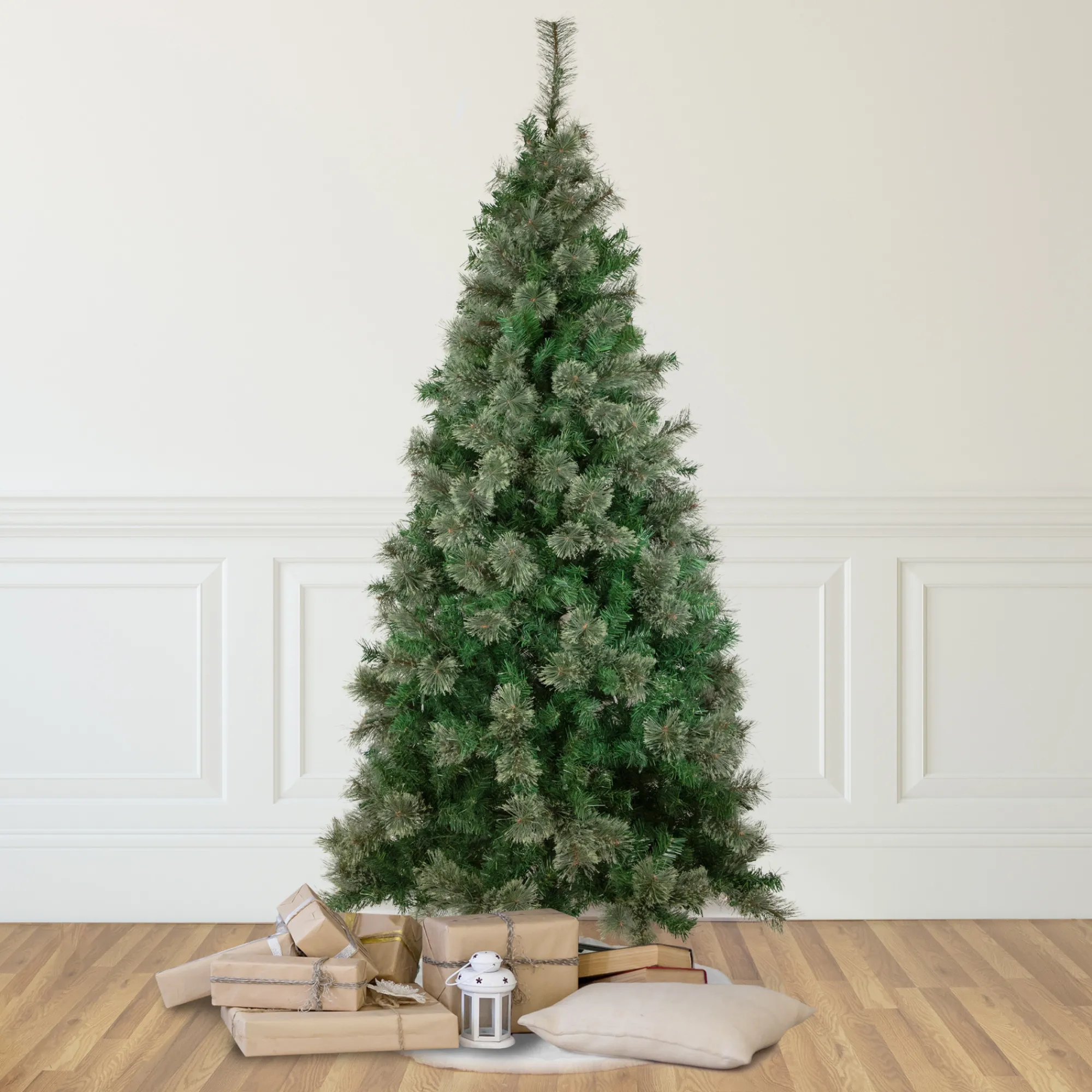 Northlight Unlit-6.5' Medium Oregon Cashmere Pine Artificial Christmas Tree, Unlit