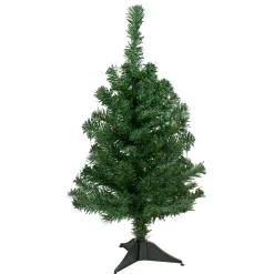 Northlight Unlit-2' Medium Two-Tone Mixed Green Pine Artificial Christmas Tree - Unlit