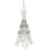 Allstate Finials-18" Metallic Champagne Parisian Eiffel Tower Table Top Decoration