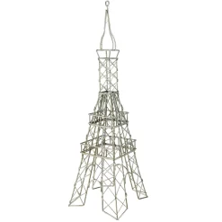 Allstate Finials-18" Metallic Champagne Parisian Eiffel Tower Table Top Decoration