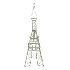 Allstate Finials-18" Metallic Champagne Parisian Eiffel Tower Table Top Decoration