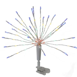 Northlight Stars-12" Multicolor Led Lighted Firework Christmas Tree Topper