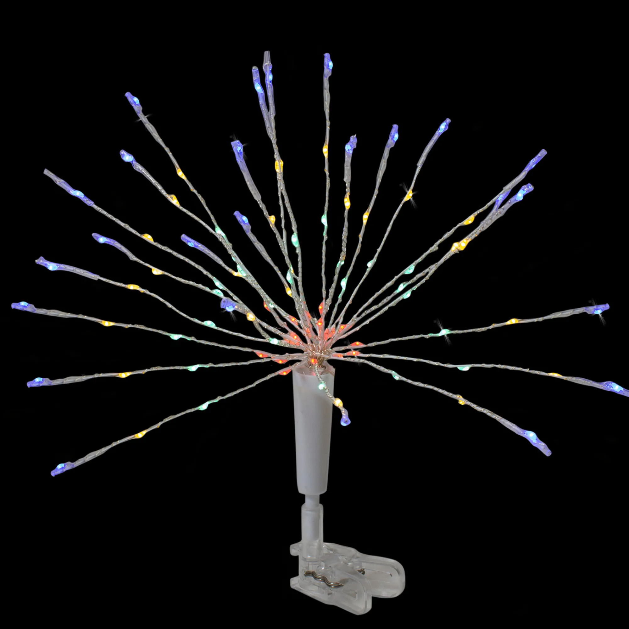 Northlight Stars-12" Multicolor Led Lighted Firework Christmas Tree Topper