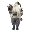 Contemporary Home Living Santa Claus-21" Multi-Colored Fascinating Fabric Santa With Loot Bag Accessory