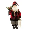 Contemporary Home Living Santa Claus-21.5" Multi-Colored Fascinating Resin Santa With Loot Bag Accessory