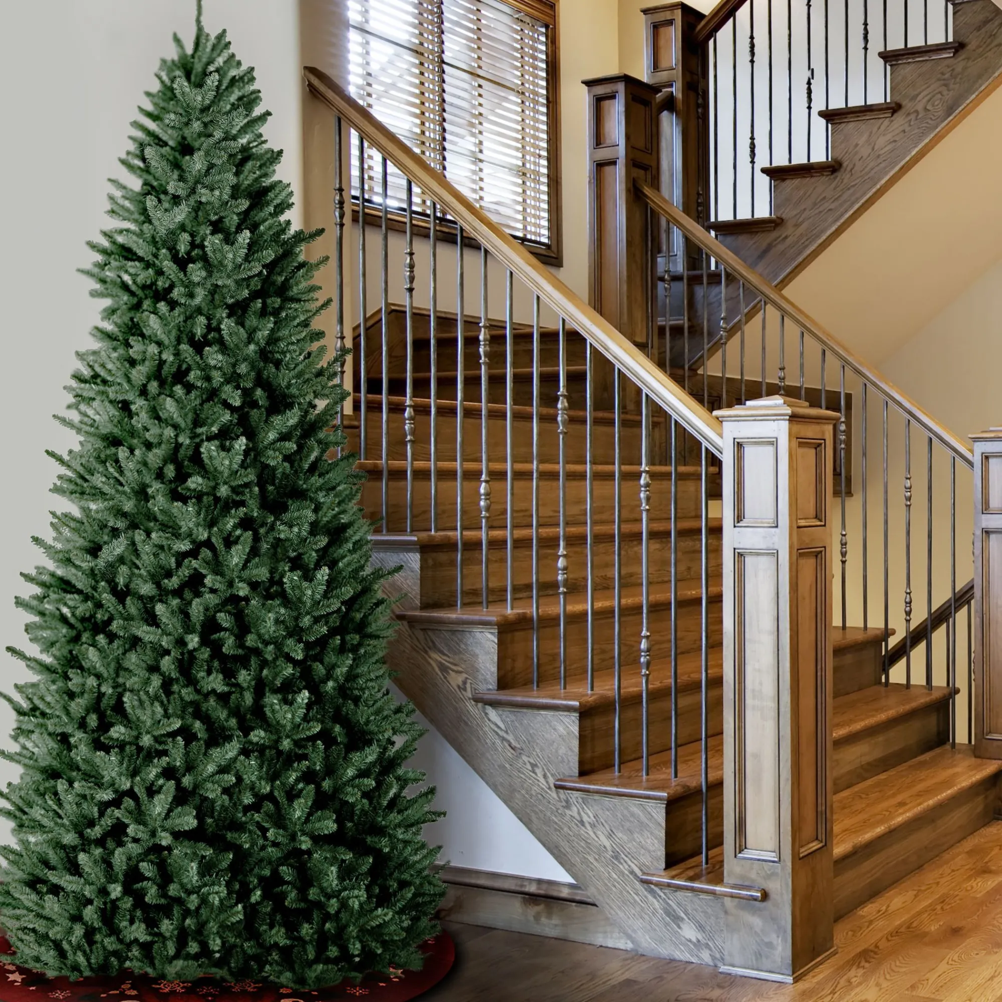 CC Christmas Decor Unlit-12' Natural Fraser Medium Fir Artificial Christmas Tree - Unlit