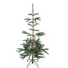 Northlight Unlit-4.5' Noble Fir Layered Artificial Christmas Tree, Unlit