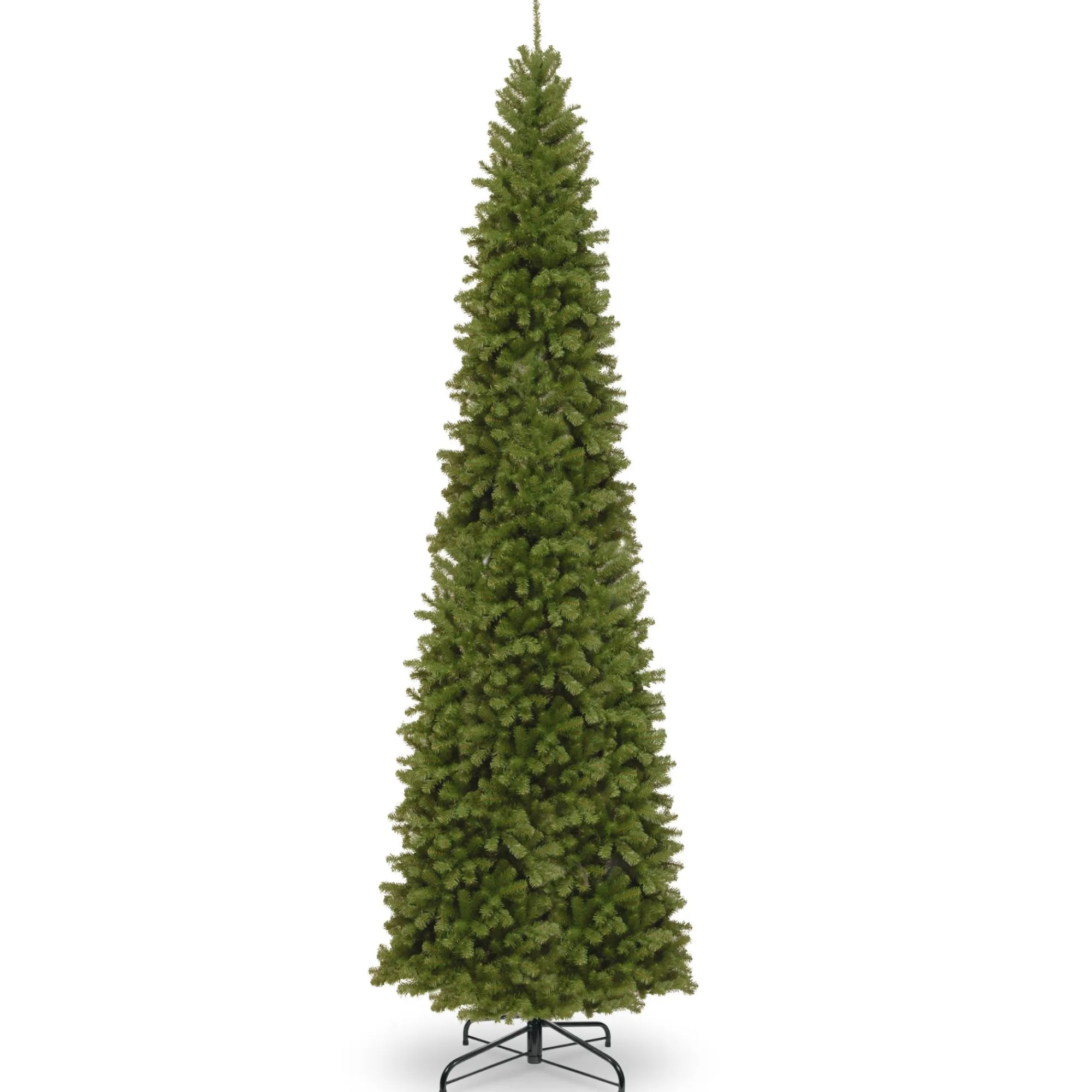 CC Christmas Decor Unlit-14' North Valley Spruce Pencil Slim Artificial Christmas Tree - Unlit