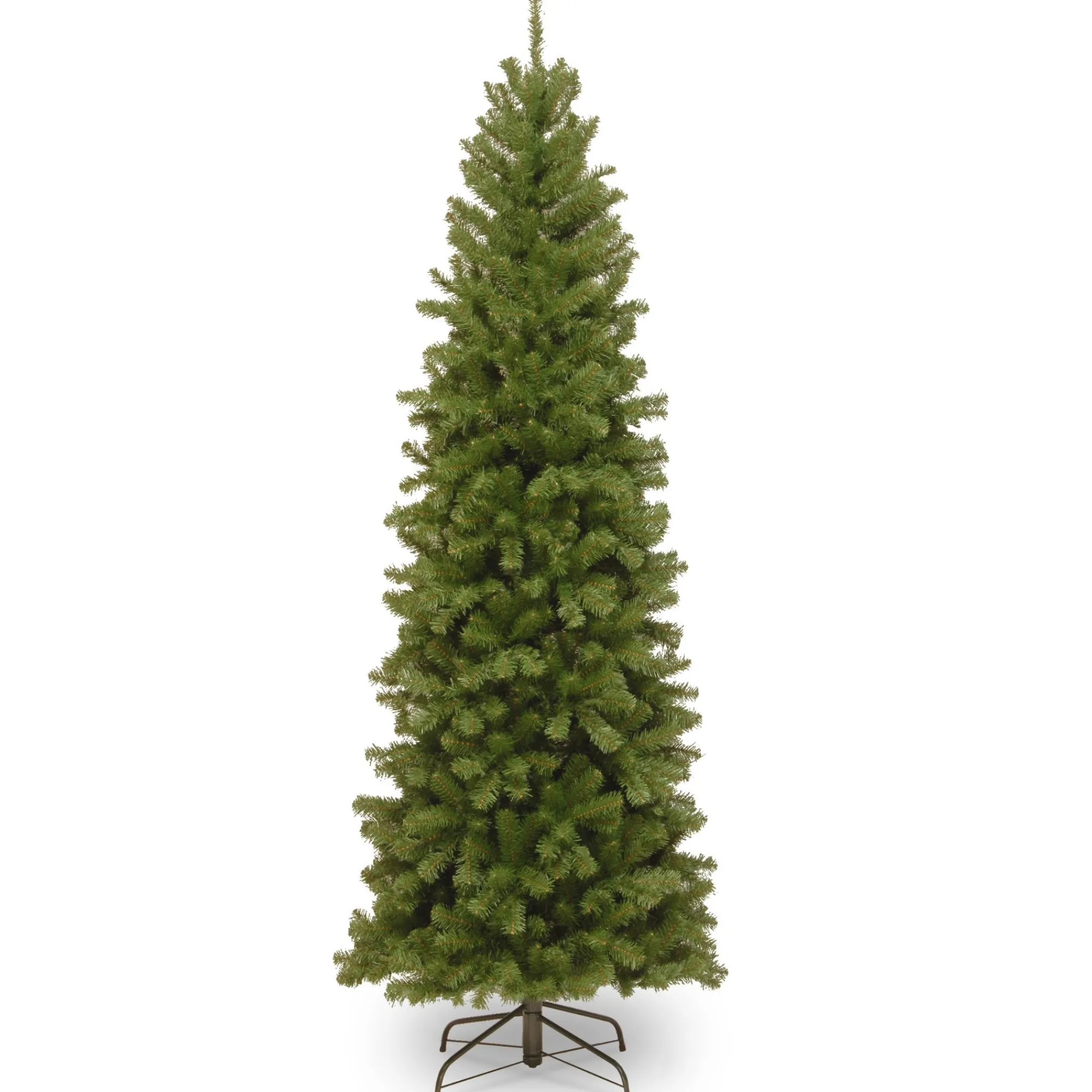 Christmas Central Unlit-6' North Valley Spruce Pencil Slim Artificial Christmas Tree, Unlit