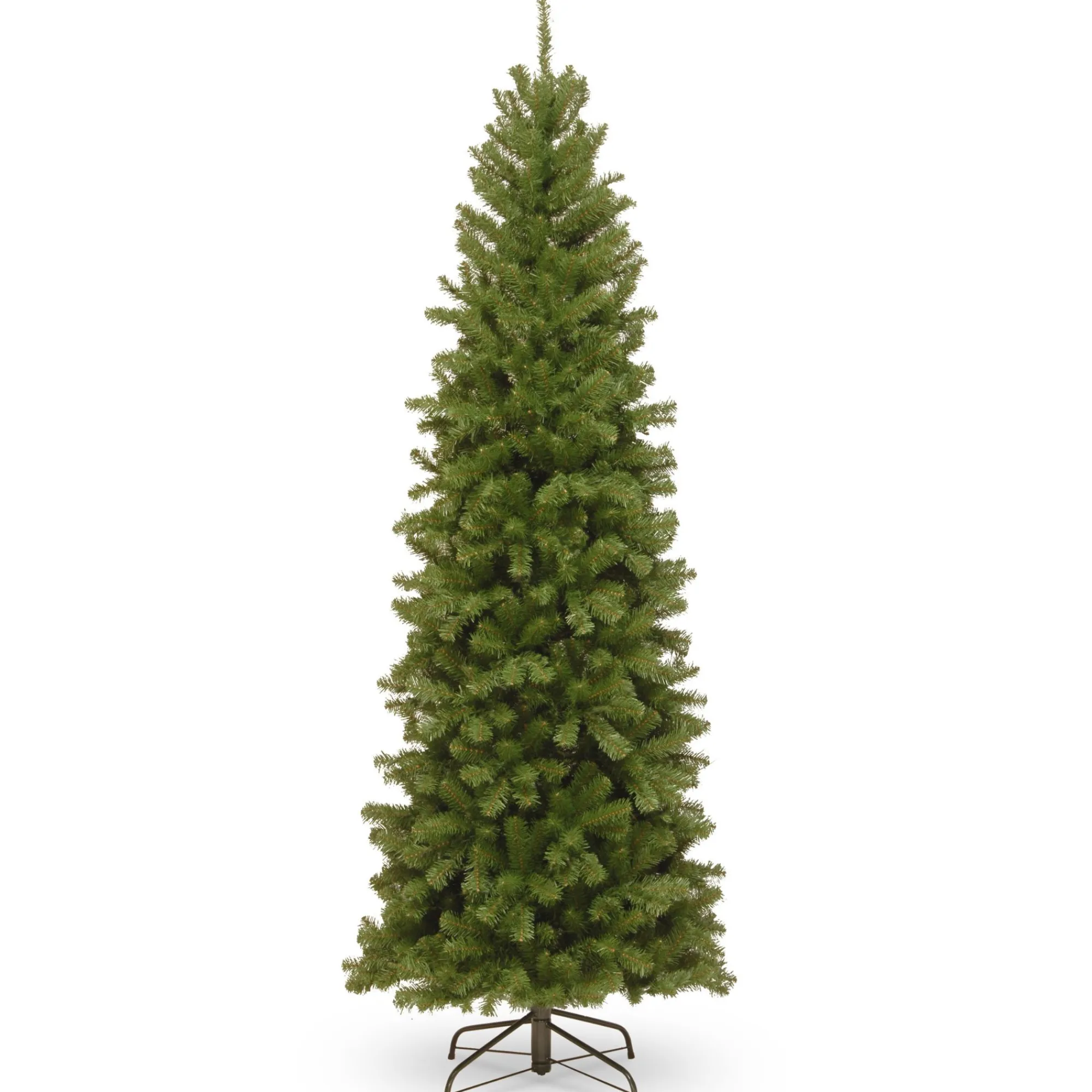 CC Christmas Decor Unlit-7.5' North Valley Spruce Slim Artificial Christmas Tree – Unlit