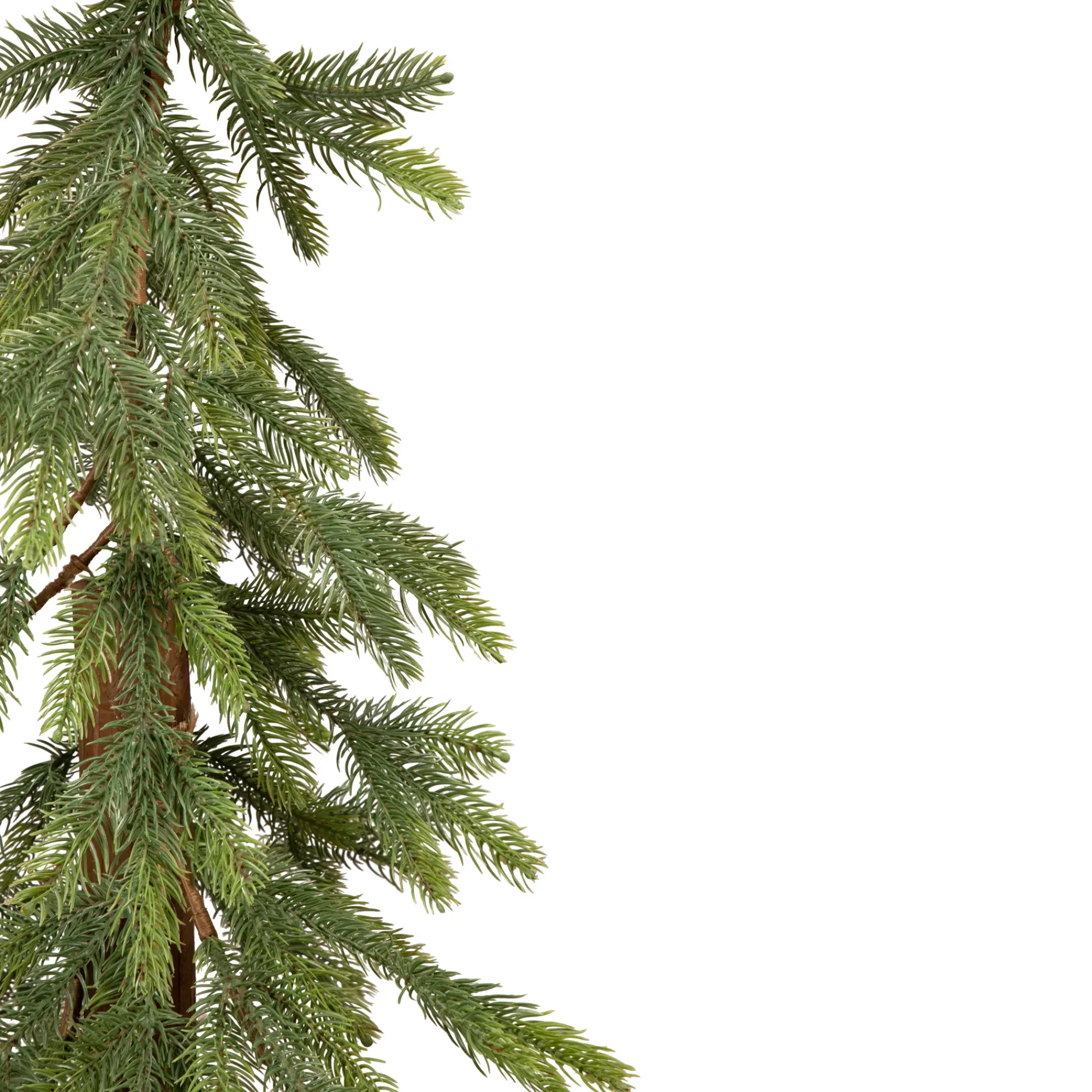 Northlight Unlit-47" Pine Tree With Jute Base Christmas Decoration