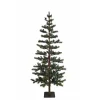 KSA Unlit-5' Pine With Pinecones And Berries Artificial Christmas Tree, Unlit