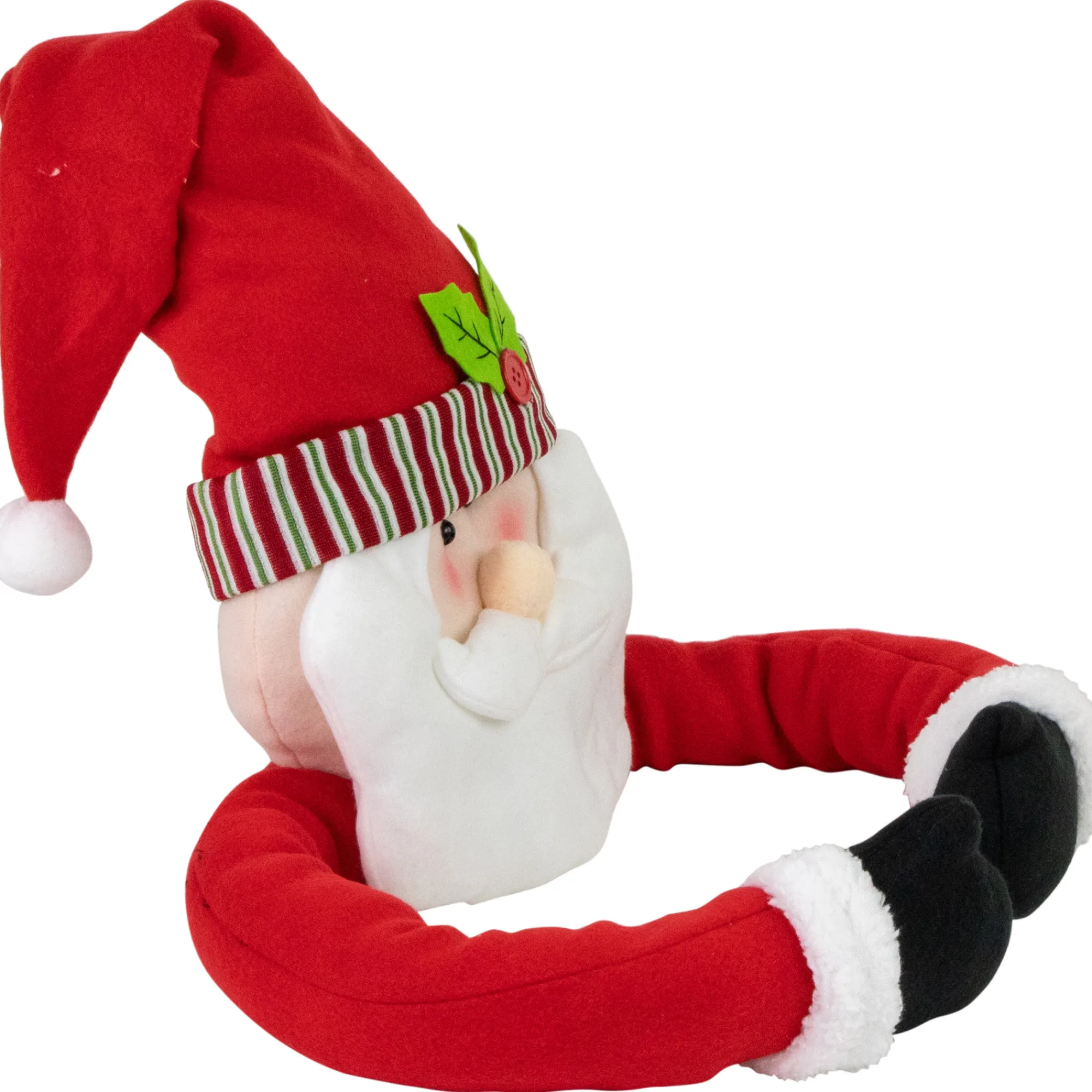 Northlight Santa Claus-27" Plush Santa Claus Christmas Tree Topper, Unlit