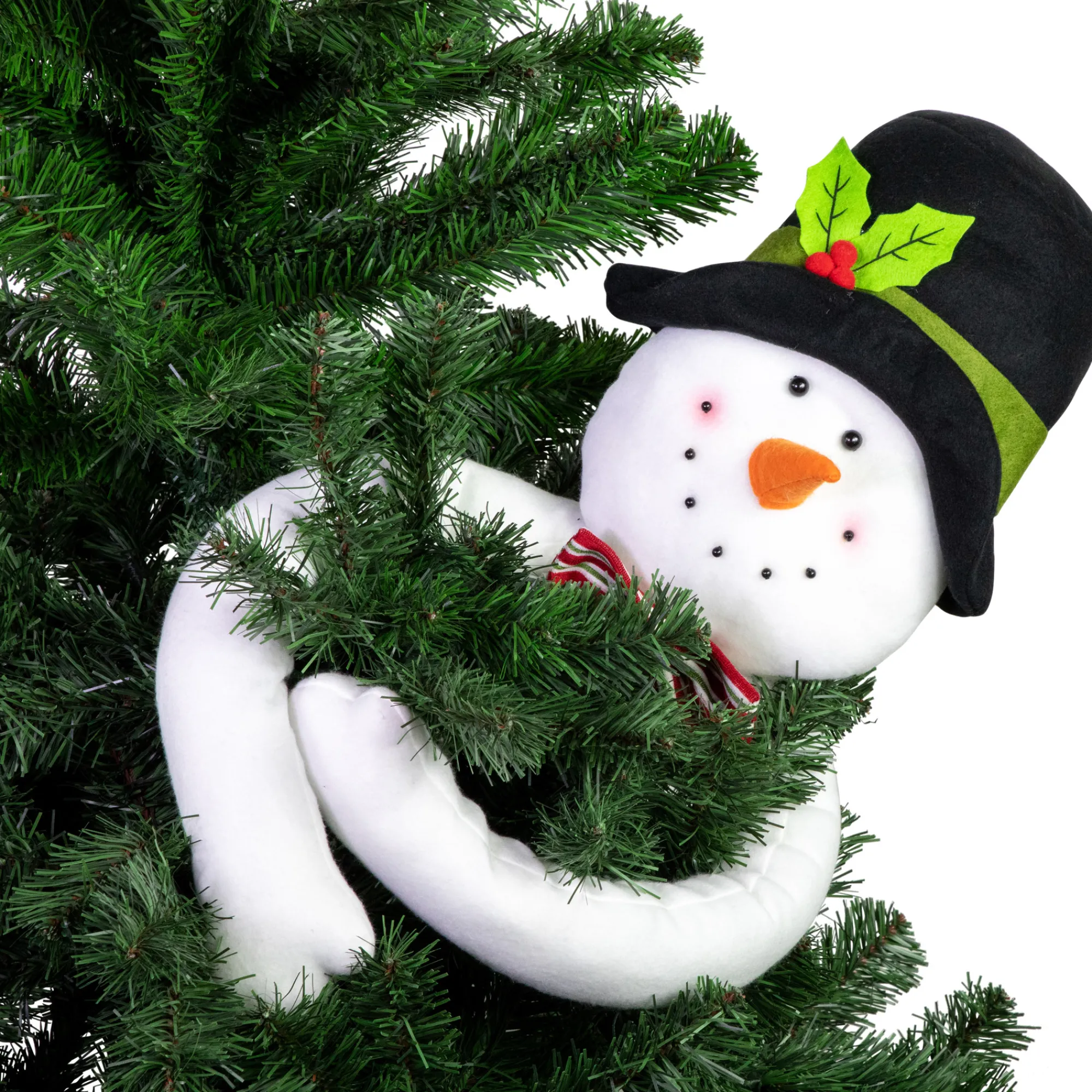 Northlight Stars-25" Plush Snowman Christmas Tree Topper, Unlit