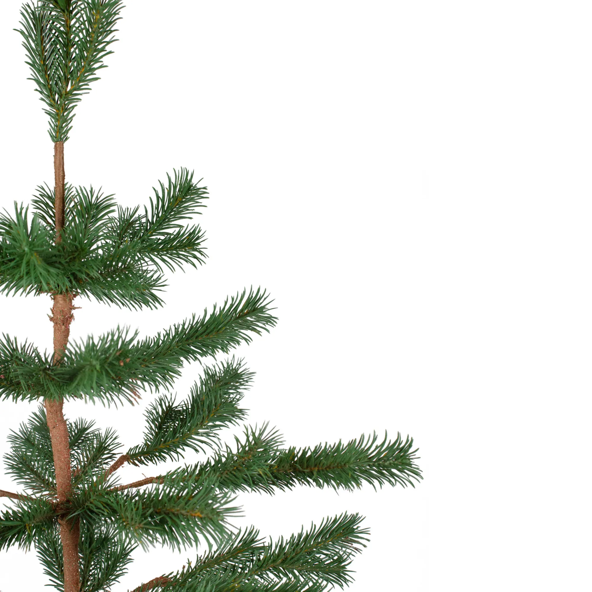 Northlight Unlit-3' Ponderosa Pine Artificial Christmas Tree With Jute Base – Unlit