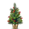 Christmas Central Unlit-2' Potted Crestwood Spruce Artificial Christmas Tree – Unlit
