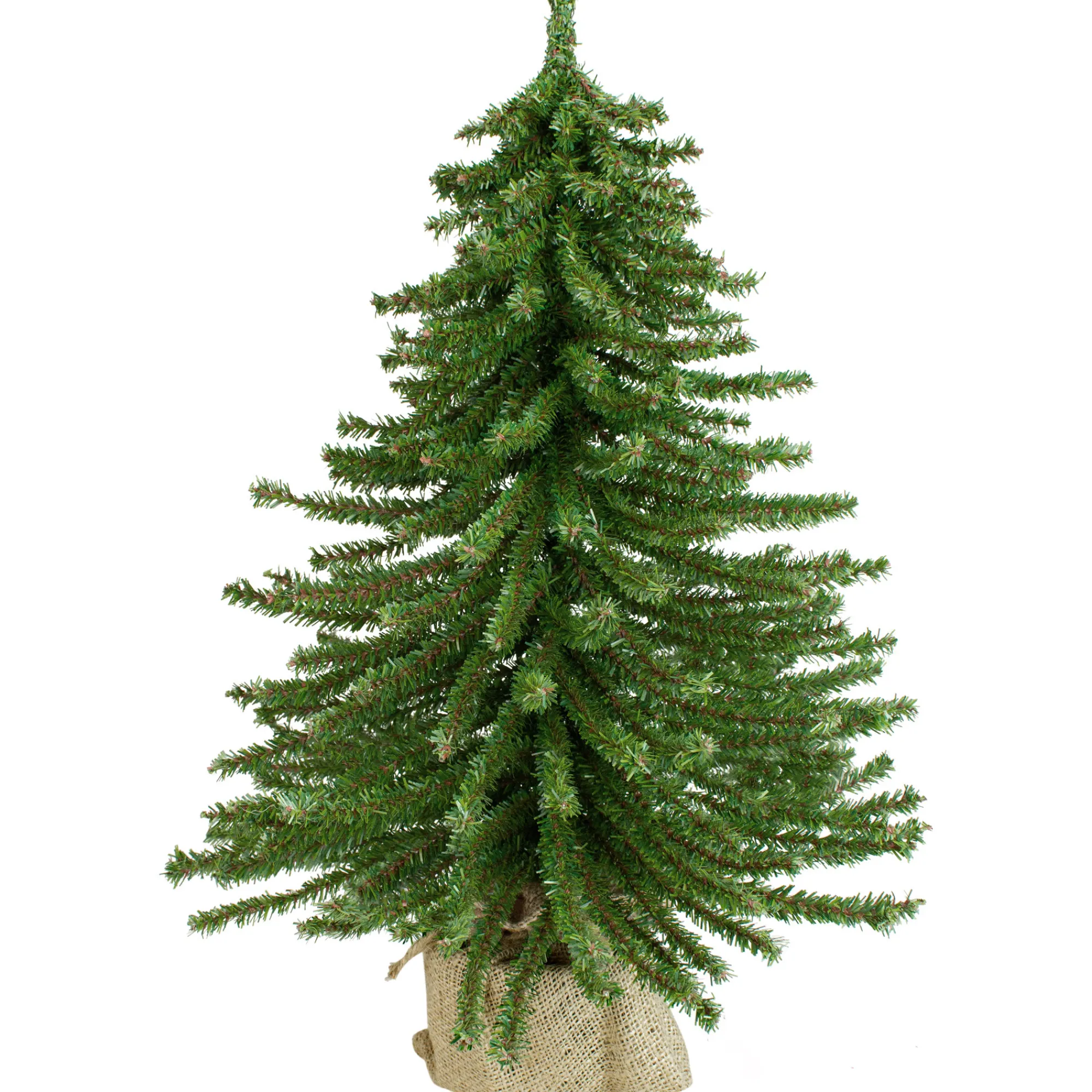 Northlight Unlit-2' Potted Downswept Mini Village Pine Medium Artificial Christmas Tree, Unlit
