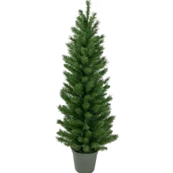 Northlight Unlit-4' Potted Virginia Pine Walkway Slim Artificial Christmas Tree - Unlit
