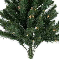 Northlight Wall Trees-3' Pre-Lit Buffalo Fir Artificial Christmas Wall Or Door Tree, Clear Dura Lights