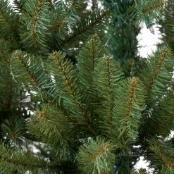 Contemporary Home Living Pre-Lit-7.5' Pre-Lit Full Norway Spruce Artificial Christmas Tree - Clear Lights