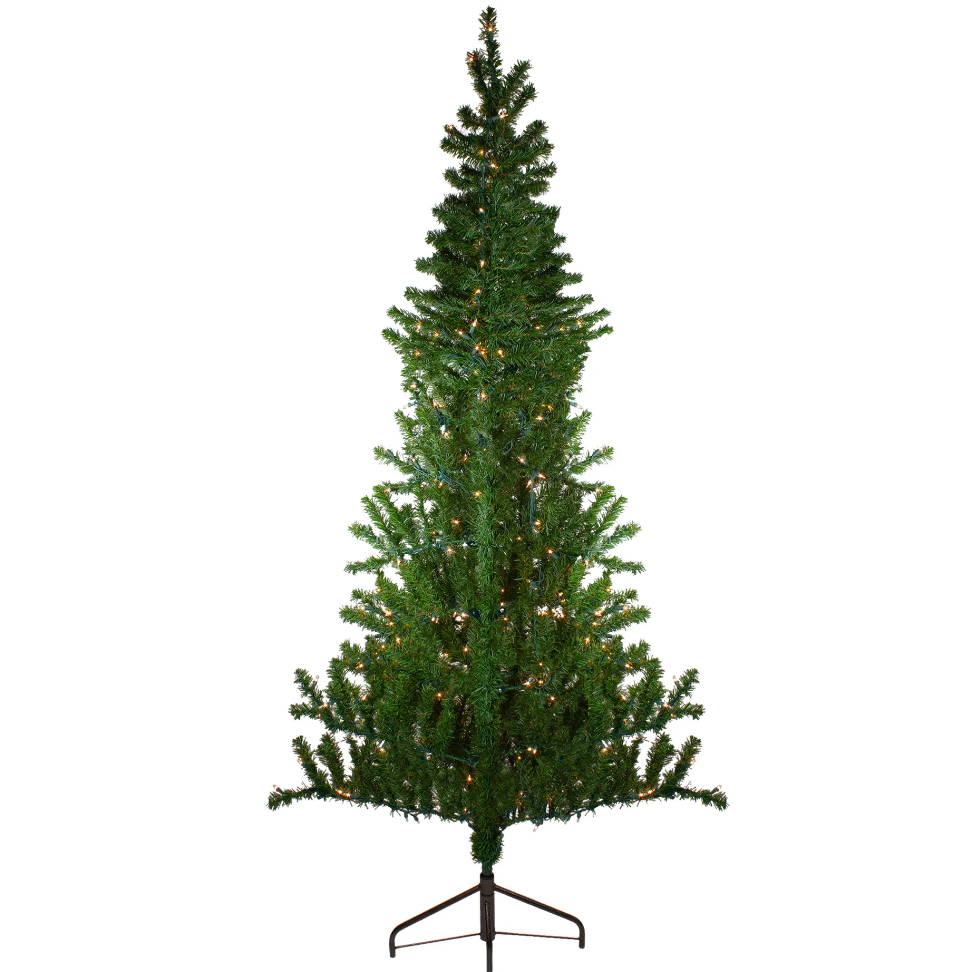 Northlight Wall Trees-7.5' Pre-Lit Medium Canadian Pine Artificial Christmas Wall Tree - Clear Lights