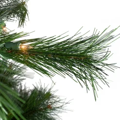 Northlight Wall Trees-6.5' Pre-Lit Medium Canyon Pine Artificial Christmas Wall Tree, Clear Lights