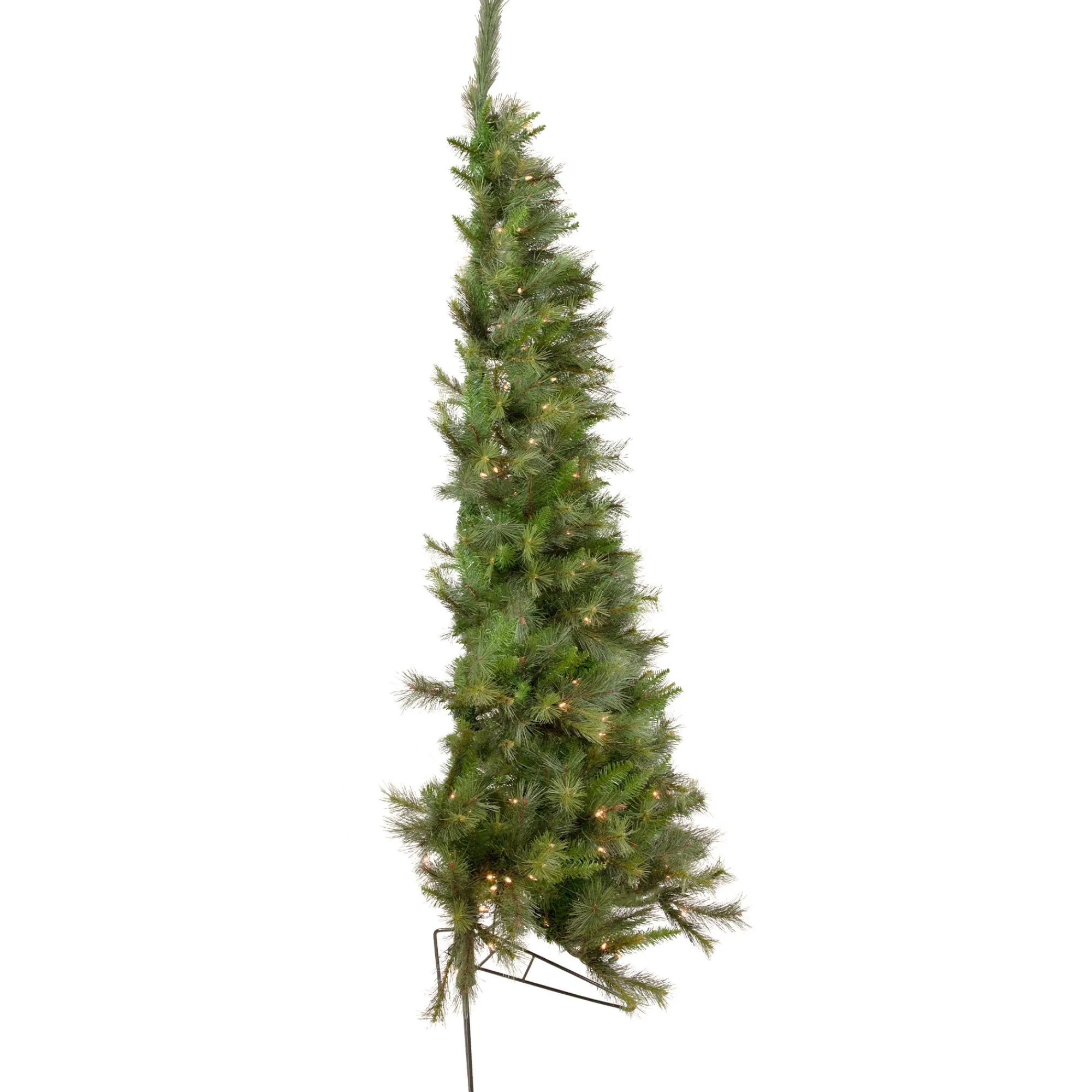 Northlight Wall Trees-6.5' Pre-Lit Medium Canyon Pine Artificial Christmas Wall Tree, Clear Lights