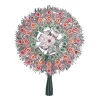 Northlight Stars-8" Pre-Lit Silver Starburst Christmas Tree Topper - Multicolor Lights
