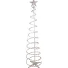 Northlight Spiral-6' Pre-Lit Spiral Christmas Tree - Multi Color Lights