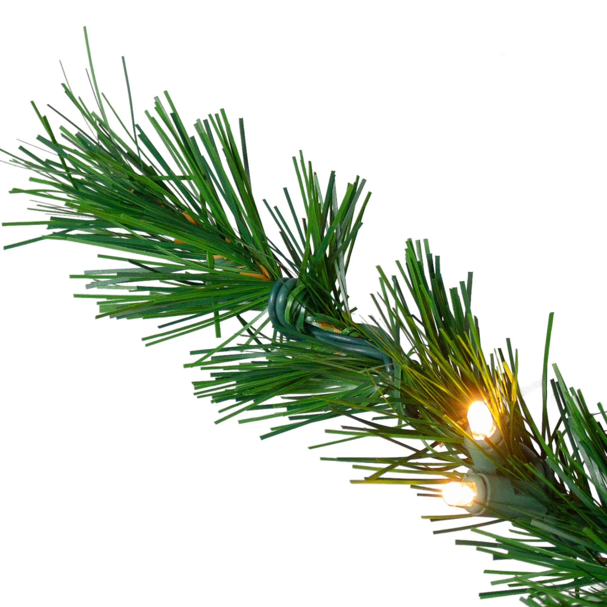 Northlight Upside Down-9' Pre-Lit Sugar Pine Artificial Upside Down Christmas Tree - Clear Led Lights