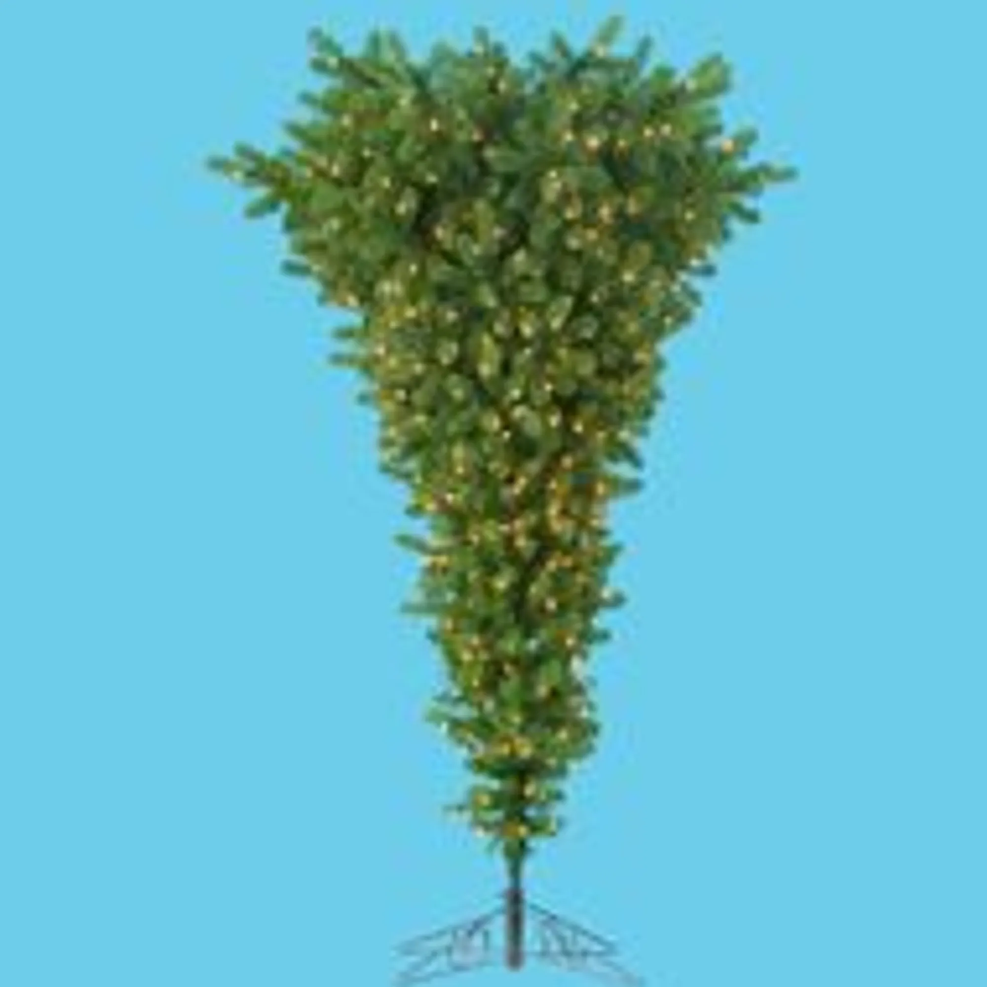KSA Upside Down-5' Pre-Lit Upside Down Decorative Christmas Tree