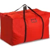 National Tree Tree Storage-40" Red And Black Solid Multi Purpose Christmas Ornament Storage Bag