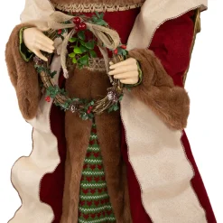 Northlight Angels-3' Red And Brown Angel Commercial Size Christmas Tree Topper, Unlit