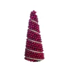 Contemporary Home Living Unlit-1' Red And Brown Christmas Berries Tree Wrapped By Twine - Unlit