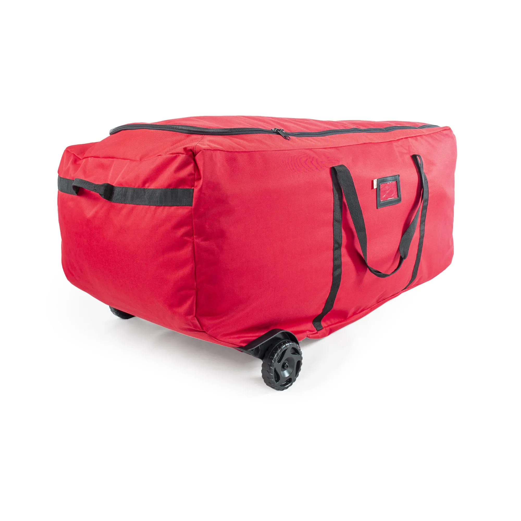 Northlight Tree Storage-56" Red Ez Roller Christmas Tree Storage Bag With Wheels