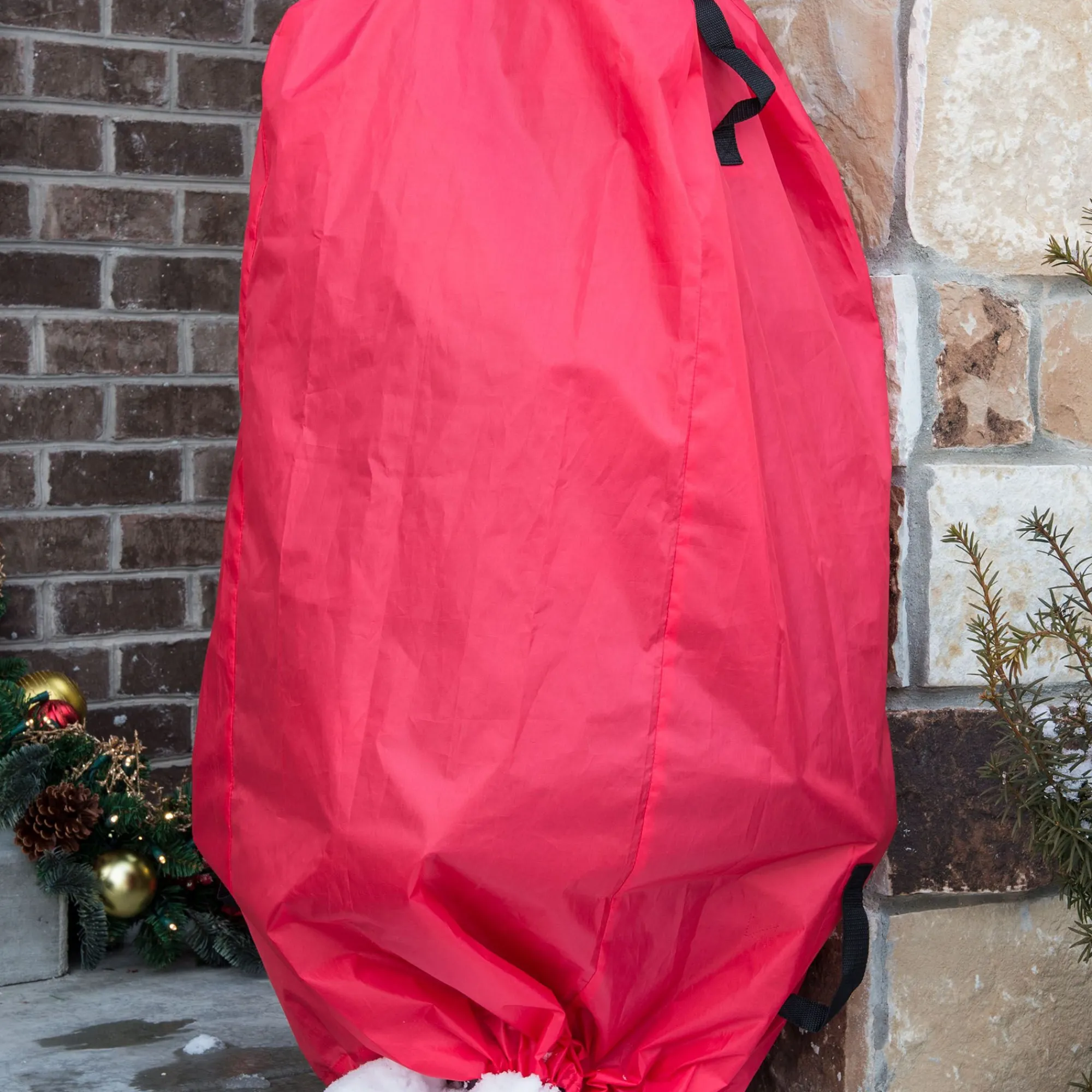 Village Lighting Co. Tree Storage-60" Red Topiary And Christmas Tree Storage Bag