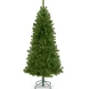 Christmas Central Unlit-7.5' Slim Canadian Grande Fir Artificial Christmas Tree, Unlit