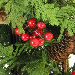 Allstate Unlit-5' Slim Mixed Cedar Pine Entryway Artificial Christmas Tree - Unlit