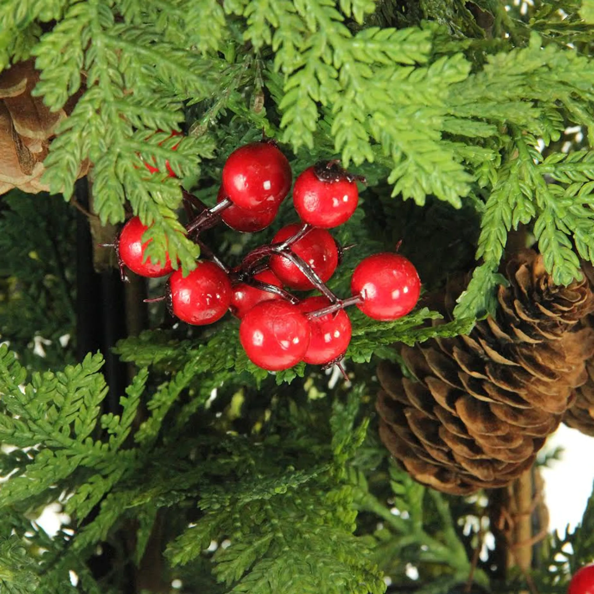 Allstate Unlit-5' Slim Mixed Cedar Pine Entryway Artificial Christmas Tree - Unlit