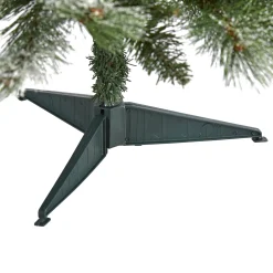Nearly Natural Unlit-3' Snowed French Pine Artificial Christmas Tree With Pinecones, Unlit